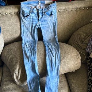 Rag & Bone jeans - size 25 - color blue- perfect condition !